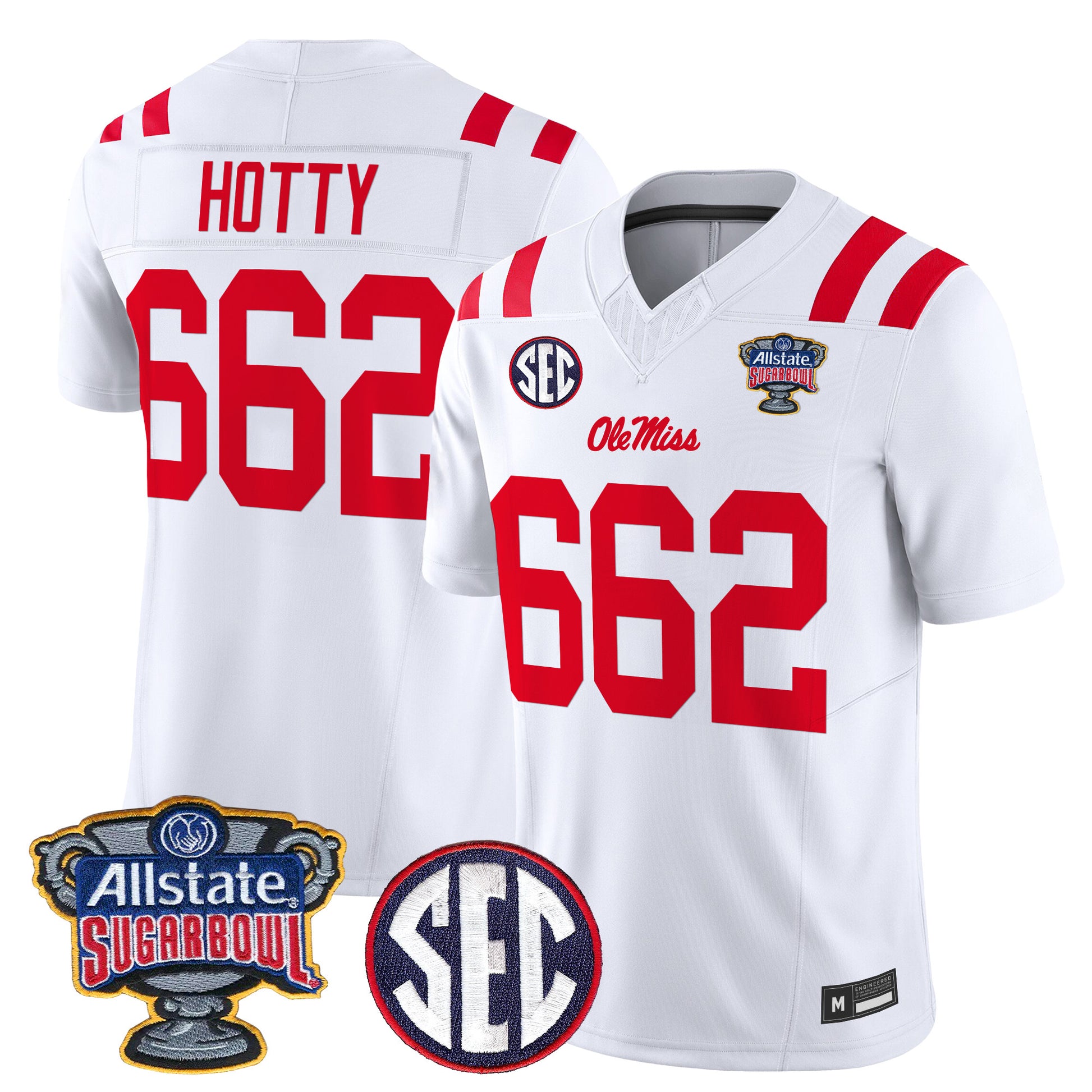 Ole Miss Rebels 2026 Sugar Bowl Vapor Limited Jersey - All Stitched