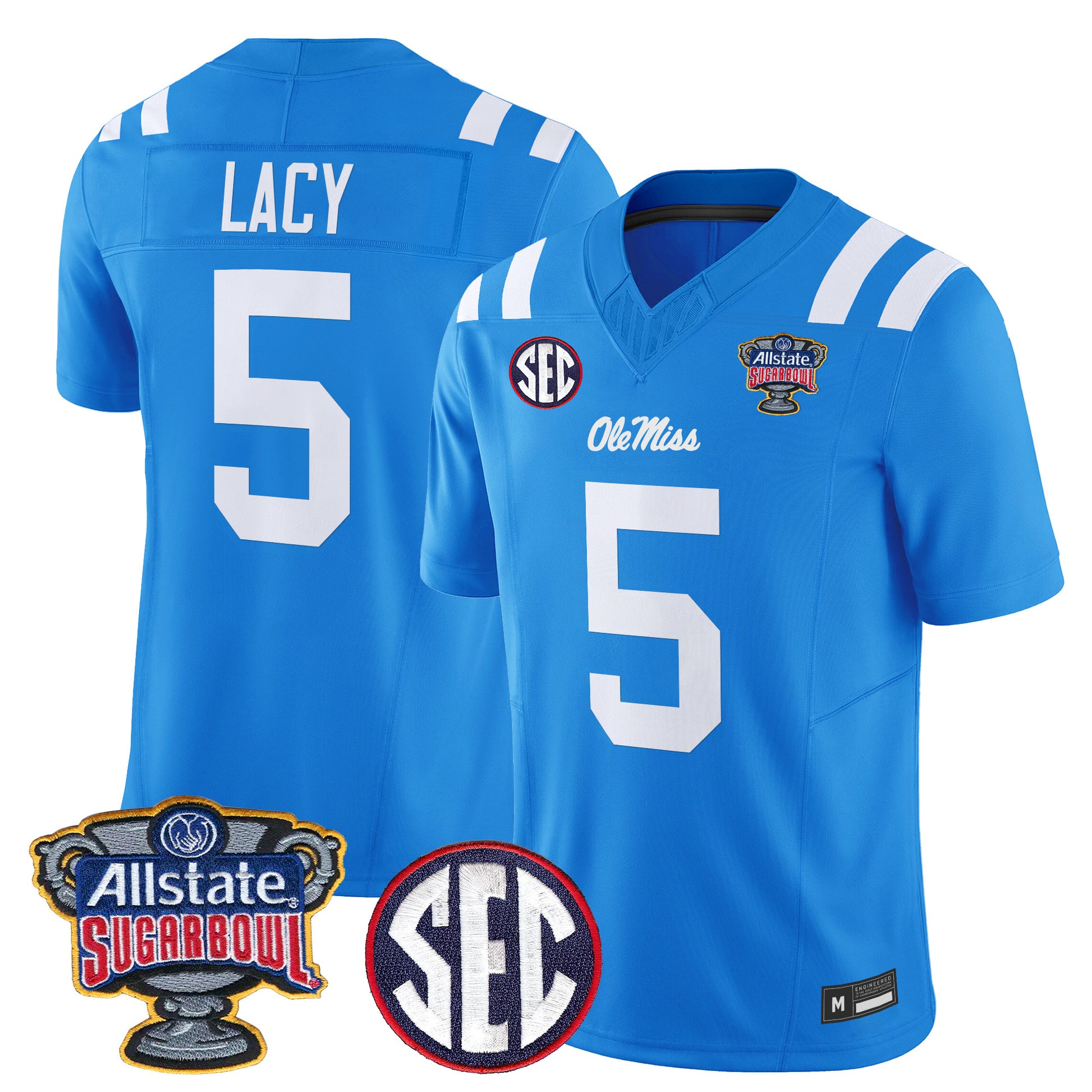 Ole Miss Rebels 2026 Sugar Bowl Vapor Limited Jersey - All Stitched