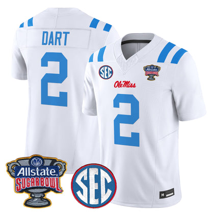 Ole Miss Rebels 2026 Sugar Bowl Vapor Limited Jersey - All Stitched