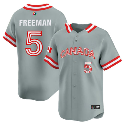 Men's Team Canada World Baseball Classic Vapor Premier Jersey - 2026 Roster (Projected Number) - All Stitched
