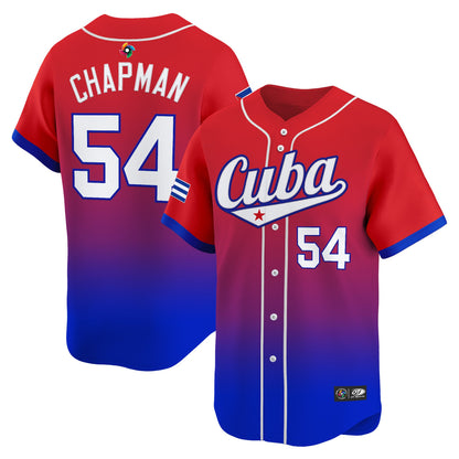 Men's Team Cuba World Baseball Classic Vapor Premier Jersey - 2026 Roster - All Stitched