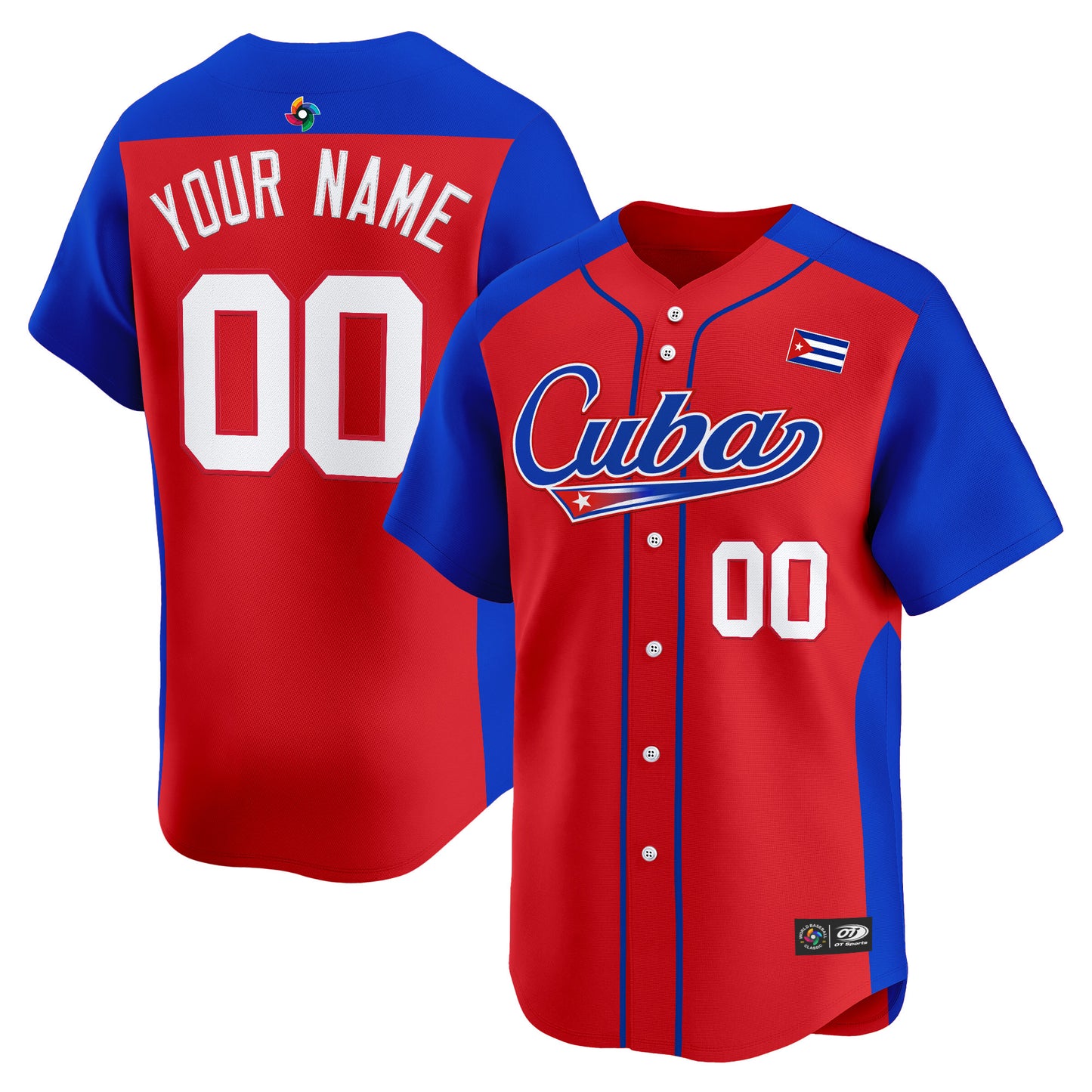 Team Cuba World Baseball Classic Vapor Premier Custom Jersey - 2026 Roster - All Stitched
