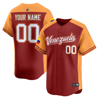Team Venezuela World Baseball Classic Vapor Premier Custom Jersey - 2026 Roster - All Stitched