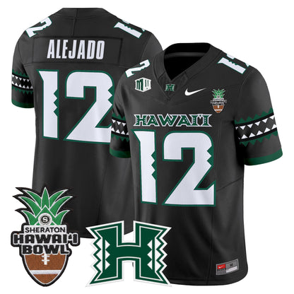 Men's Hawai'i Rainbow Warriors 2025 Hawai'i Bowl Vapor Limited Jersey - All Stitched