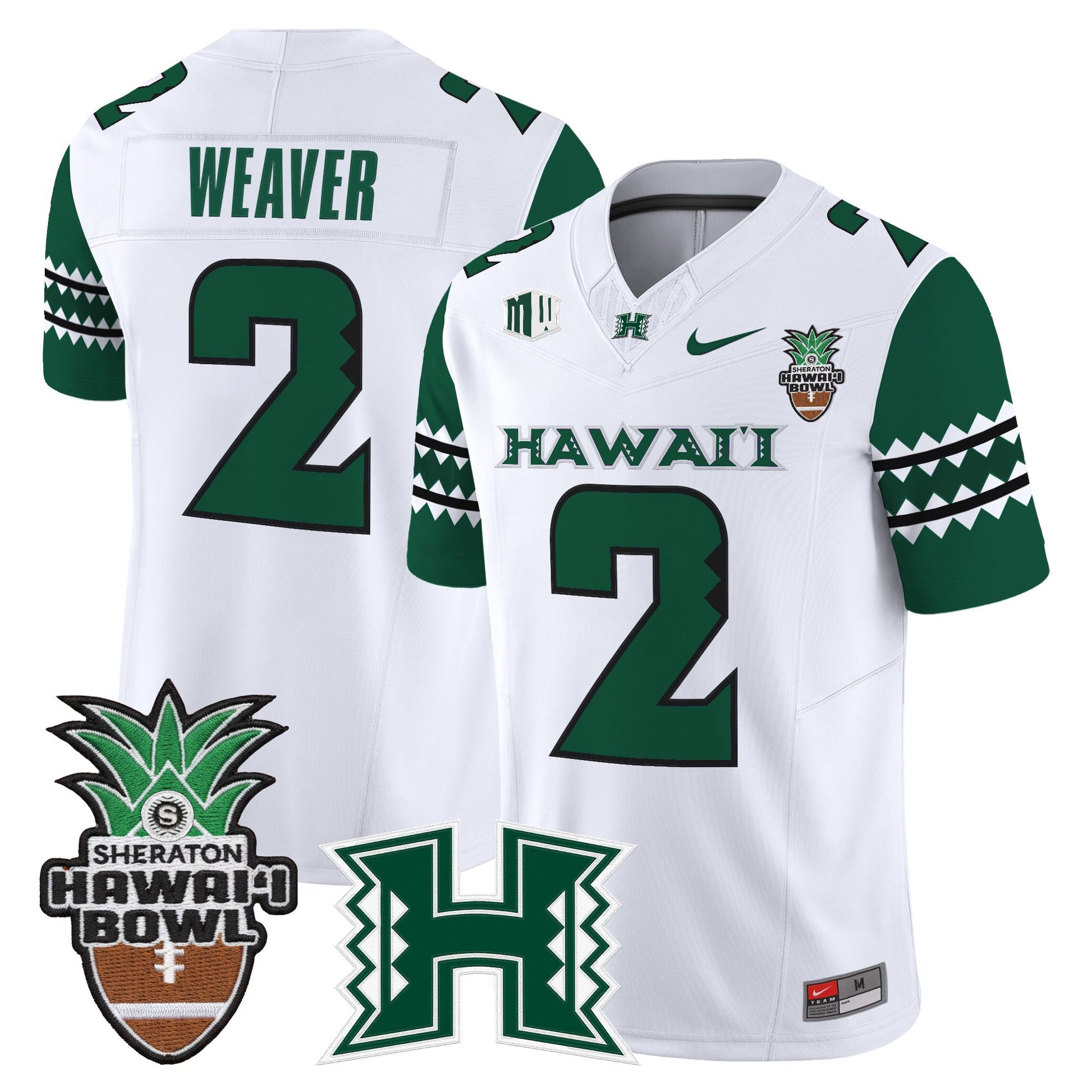 Men's Hawai'i Rainbow Warriors 2025 Hawai'i Bowl Vapor Limited Jersey - All Stitched