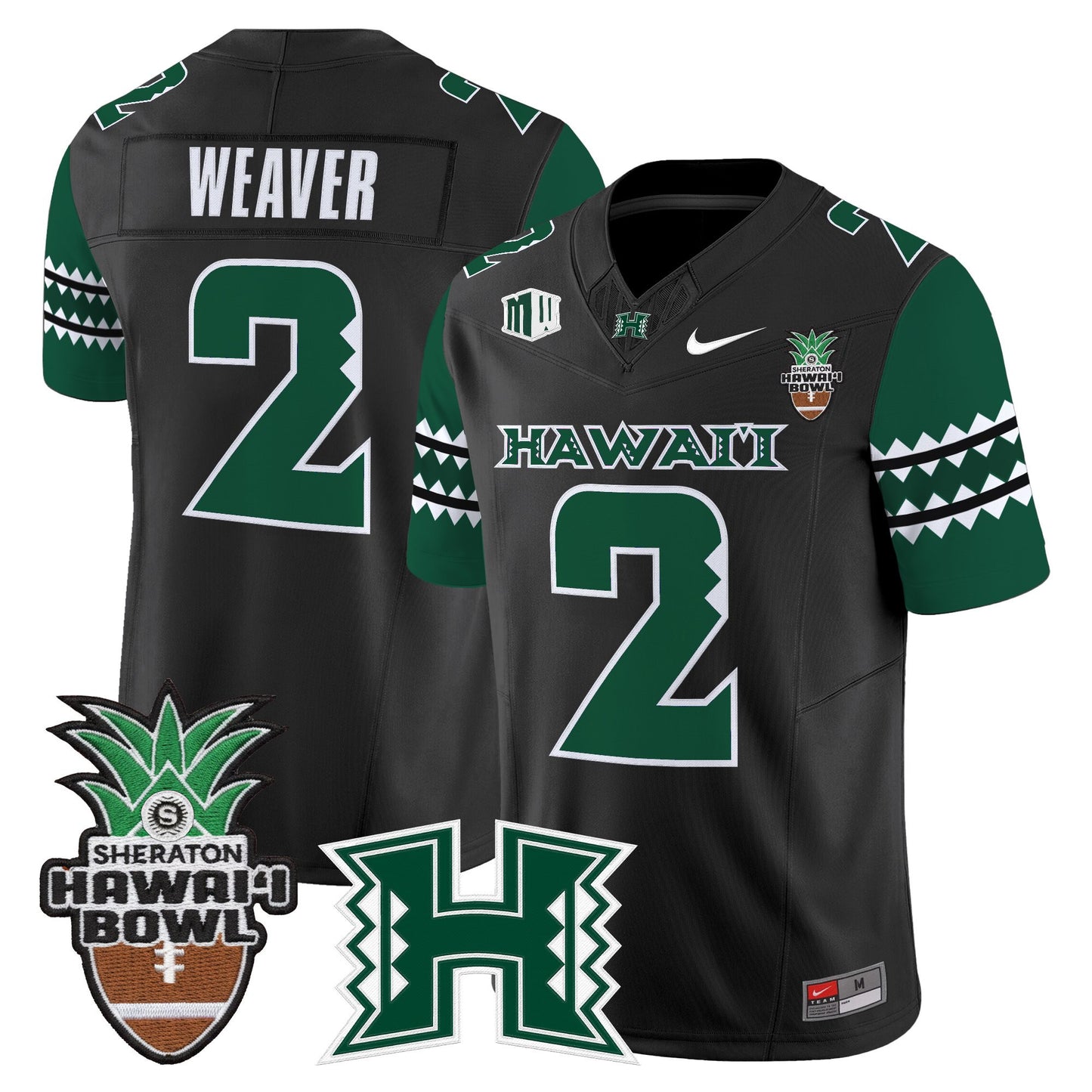 Men's Hawai'i Rainbow Warriors 2025 Hawai'i Bowl Vapor Limited Jersey - All Stitched