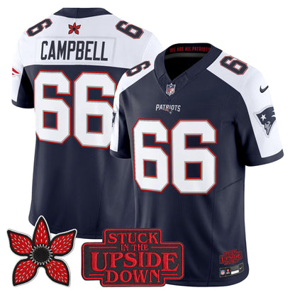Men's New England Patriots 'Stranger Things Edition' Vapor Limited Jersey V2 - All Stitched