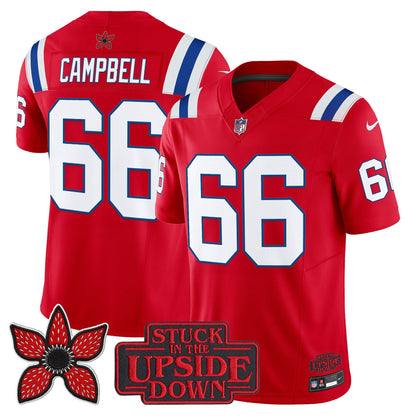 Men's New England Patriots 'Stranger Things Edition' Vapor Limited Jersey V2 - All Stitched