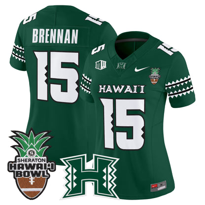 Women's Hawai'i Rainbow Warriors 2025 Hawai'i Bowl Vapor Limited Jersey - All Stitched