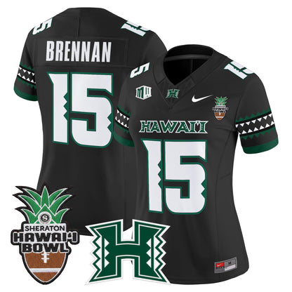 Women's Hawai'i Rainbow Warriors 2025 Hawai'i Bowl Vapor Limited Jersey - All Stitched