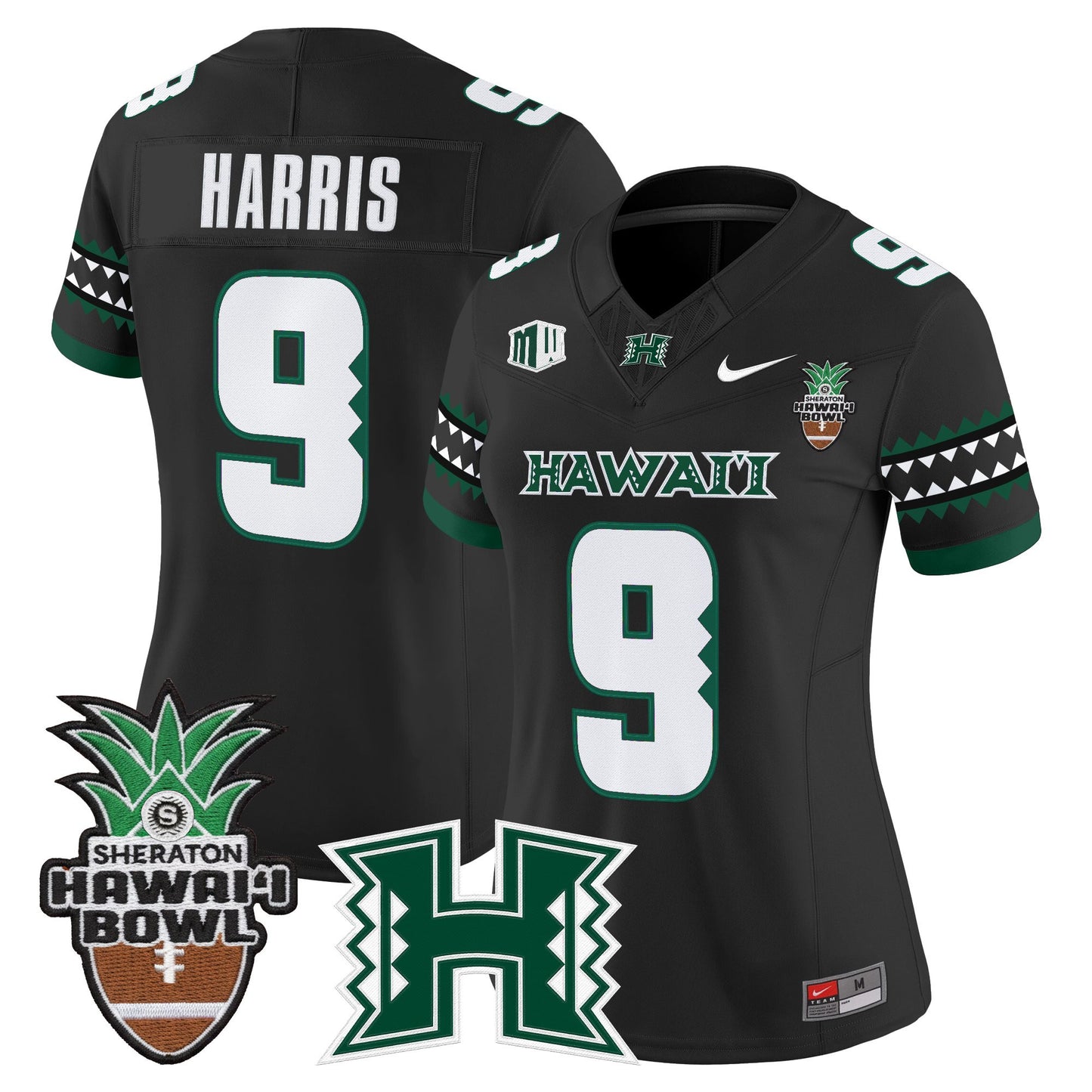 Women's Hawai'i Rainbow Warriors 2025 Hawai'i Bowl Vapor Limited Jersey - All Stitched