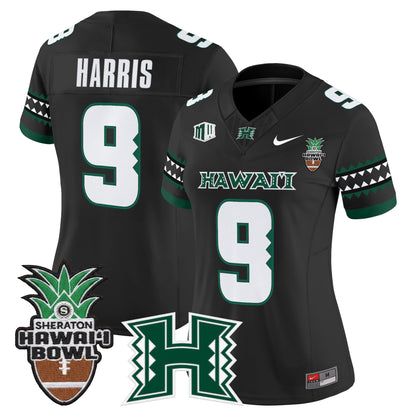 Women's Hawai'i Rainbow Warriors 2025 Hawai'i Bowl Vapor Limited Jersey - All Stitched