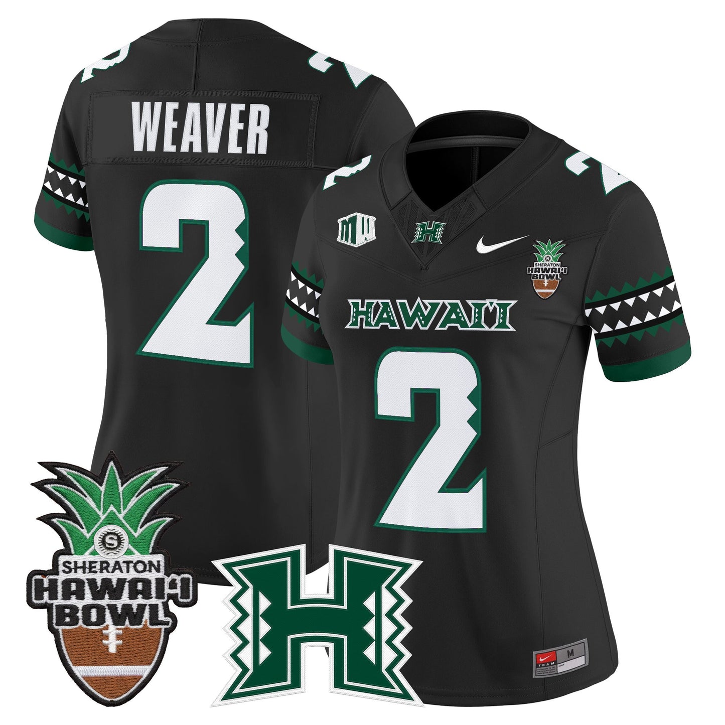 Women's Hawai'i Rainbow Warriors 2025 Hawai'i Bowl Vapor Limited Jersey - All Stitched