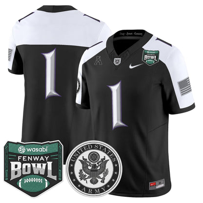 Men's Army Black Knights Honoring 250 Years Of Service And Sacrifice Vapor Limited Jersey - 2025 Fenway Bowl Patch - All Stitched