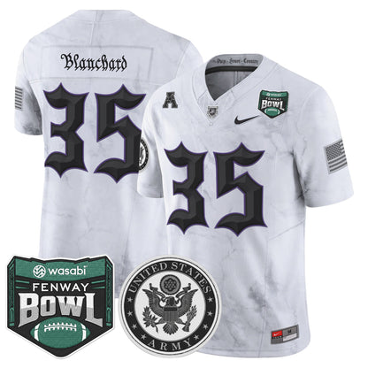 Men's Army Black Knights Honoring 250 Years Of Service And Sacrifice Vapor Limited Jersey - 2025 Fenway Bowl Patch - All Stitched