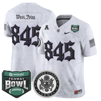 Men's Army Black Knights Honoring 250 Years Of Service And Sacrifice Vapor Limited Jersey - 2025 Fenway Bowl Patch - All Stitched