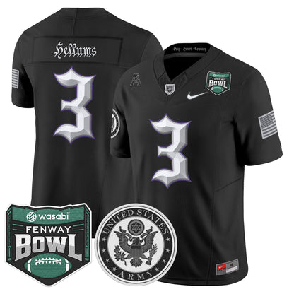 Men's Army Black Knights Honoring 250 Years Of Service And Sacrifice Vapor Limited Jersey - 2025 Fenway Bowl Patch - All Stitched
