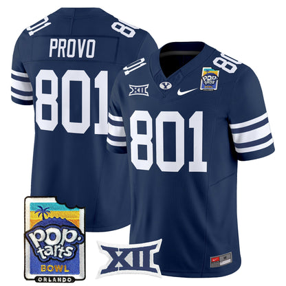 Men's BYU Cougars 2025 Pop-Tarts Bowl Vapor Limited Jersey - All Stitched