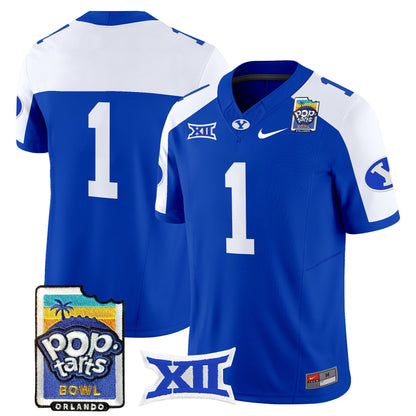 Men's BYU Cougars 2025 Pop-Tarts Bowl Vapor Limited Jersey - All Stitched