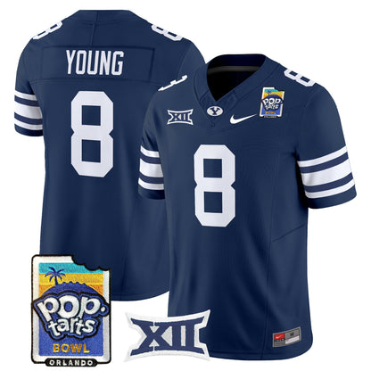 Men's BYU Cougars 2025 Pop-Tarts Bowl Vapor Limited Jersey - All Stitched
