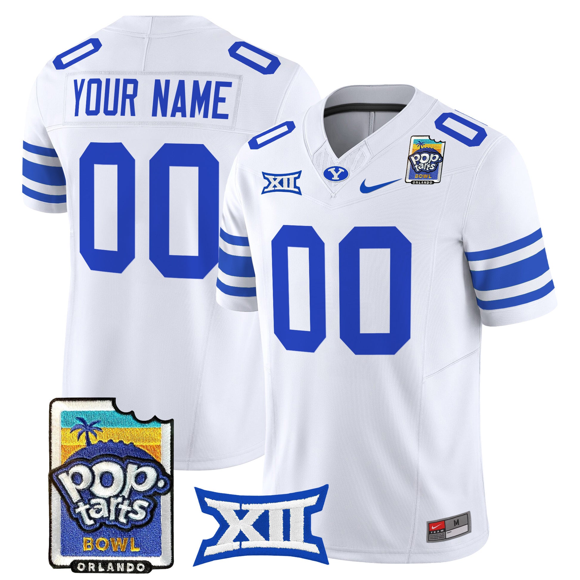 BYU Cougars 2025 Pop-Tarts Bowl Vapor Limited Custom Jersey - All Stitched