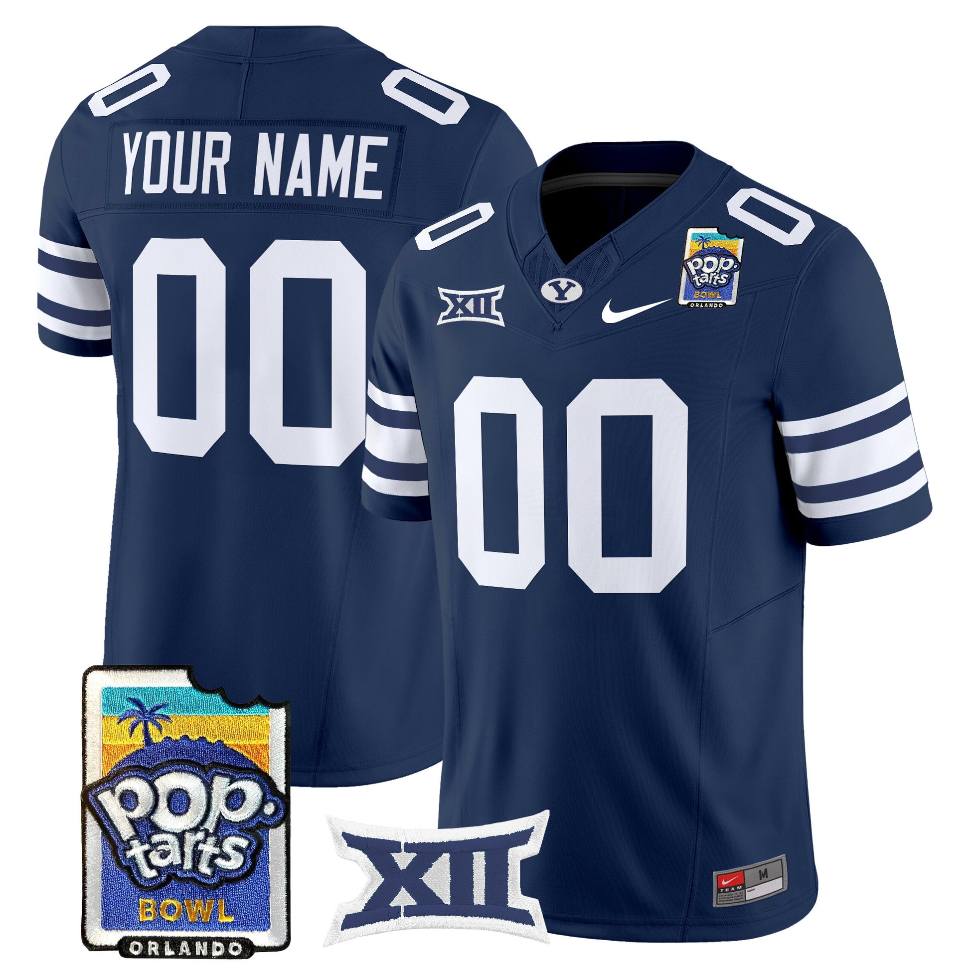 BYU Cougars 2025 Pop-Tarts Bowl Vapor Limited Custom Jersey - All Stitched