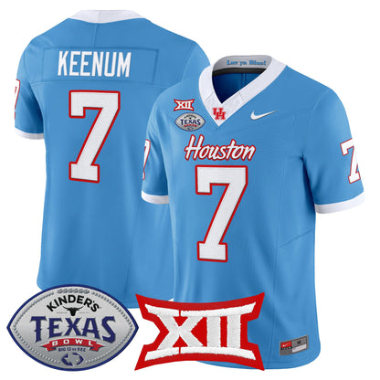 Men's Houston Cougars 2025 Texas Bowl Vapor Limited Jersey - All Stitched