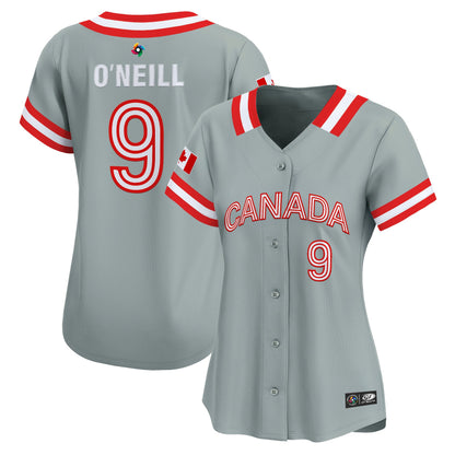 Women's Team Canada World Baseball Classic Vapor Premier Jersey - 2026 Roster (Projected Number) - All Stitched