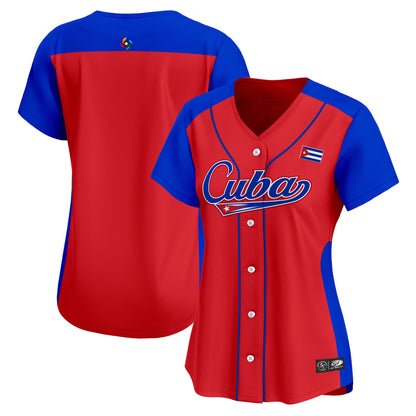 Women's Team Cuba World Baseball Classic Vapor Premier Jersey - 2026 Roster - All Stitched