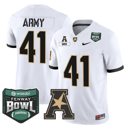 Men's Army Black Knights 2025 Fenway Bowl Vapor Limited Jersey - All Stitched