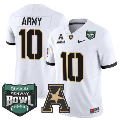 Men's Army Black Knights 2025 Fenway Bowl Vapor Limited Jersey - All Stitched