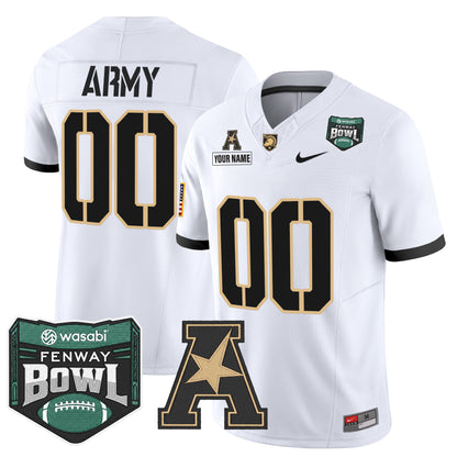 Army Black Knights 2025 Fenway Bowl Vapor Limited Custom Jersey - All Stitched