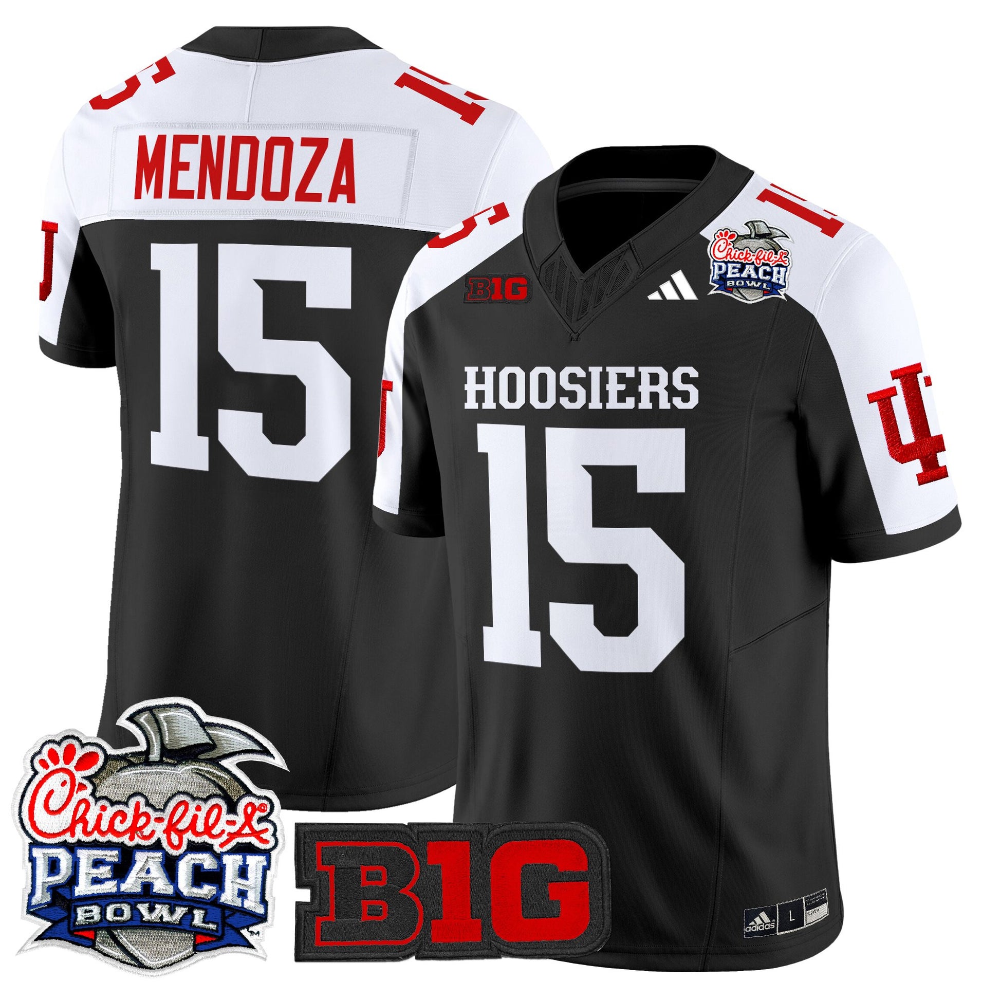 Men's Indiana Hoosiers 2026 Peach Bowl Vapor Limited Jersey - All Stitched