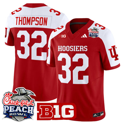 Men's Indiana Hoosiers 2026 Peach Bowl Vapor Limited Jersey - All Stitched