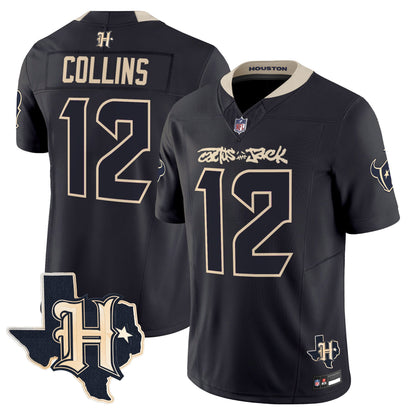 Men's Houston Texans x Cactus Jack Vapor Limited Jersey - All Stitched