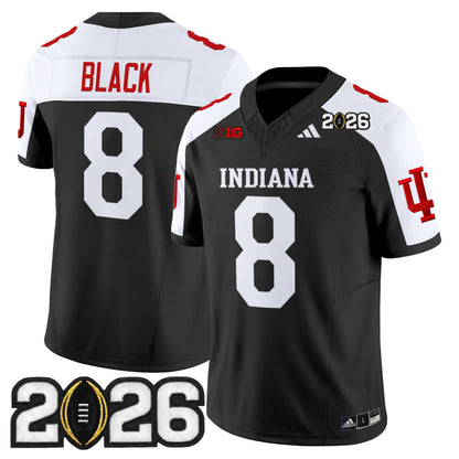 Men's Indiana Hoosiers 2026 CFP Final Patch Vapor Limited Jersey V2 - All Stitched