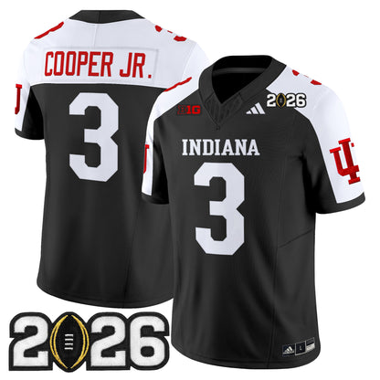 Men's Indiana Hoosiers 2026 CFP Final Patch Vapor Limited Jersey V2 - All Stitched