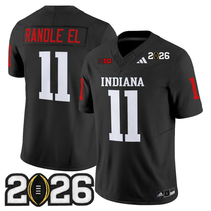 Men's Indiana Hoosiers 2026 CFP Final Patch Vapor Limited Jersey V2 - All Stitched