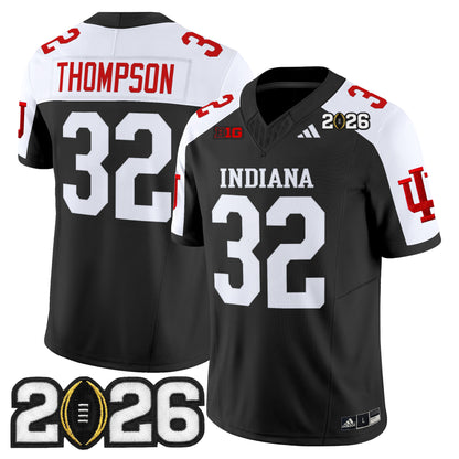 Men's Indiana Hoosiers 2026 CFP Final Patch Vapor Limited Jersey V2 - All Stitched