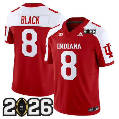 Men's Indiana Hoosiers 2026 CFP Final Patch Vapor Limited Jersey V2 - All Stitched