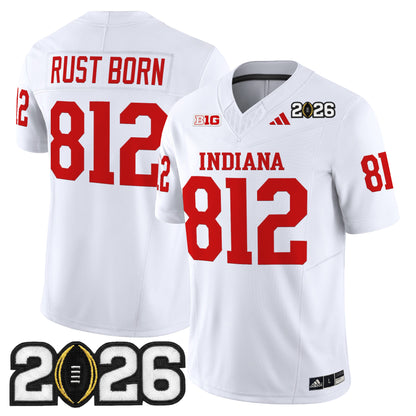 Men's Indiana Hoosiers 2026 CFP Final Patch Vapor Limited Jersey V2 - All Stitched