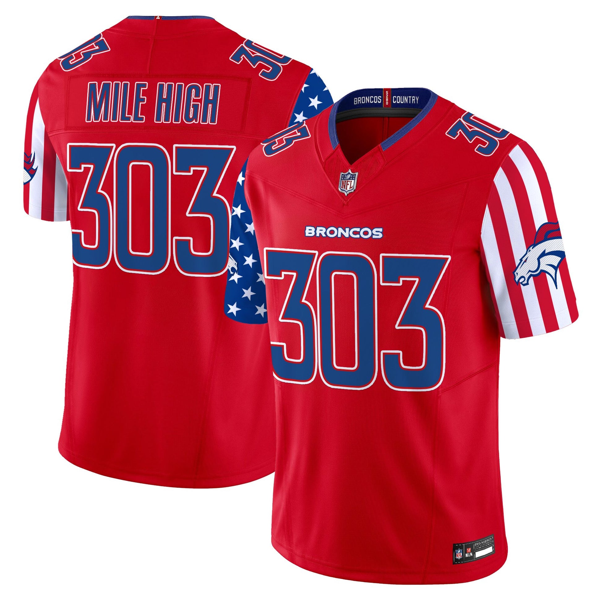 Men's Denver Broncos "America250 Edition" Vapor Limited Jersey - All Stitched