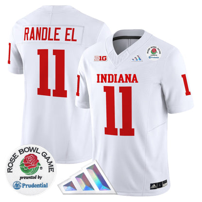 Men's Indiana Hoosiers 2025 Rose Bowl Vapor Limited Jersey V2 - All Stitched