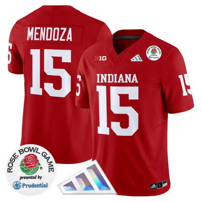 Men's Indiana Hoosiers 2025 Rose Bowl Vapor Limited Jersey V2 - All Stitched