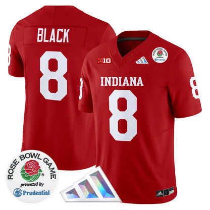 Men's Indiana Hoosiers 2025 Rose Bowl Vapor Limited Jersey V2 - All Stitched