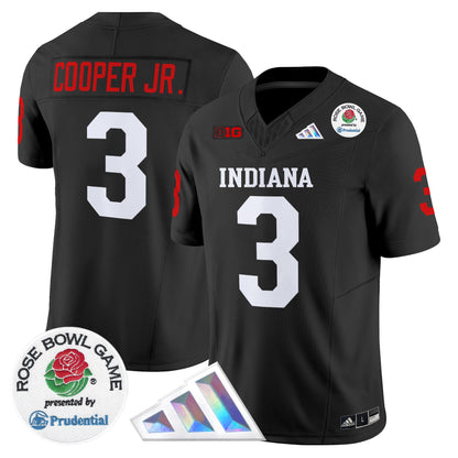 Men's Indiana Hoosiers 2025 Rose Bowl Vapor Limited Jersey V2 - All Stitched