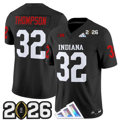 Men's Indiana Hoosiers 2026 CFP Final Patch Vapor Limited Jersey V3 - All Stitched