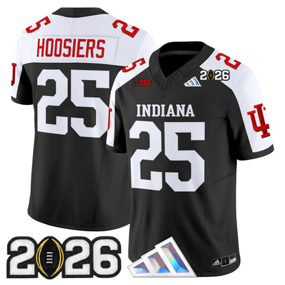 Men's Indiana Hoosiers 2026 CFP Final Patch Vapor Limited Jersey V3 - All Stitched