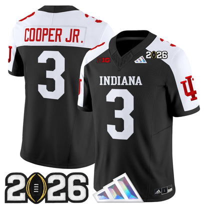 Men's Indiana Hoosiers 2026 CFP Final Patch Vapor Limited Jersey V3 - All Stitched
