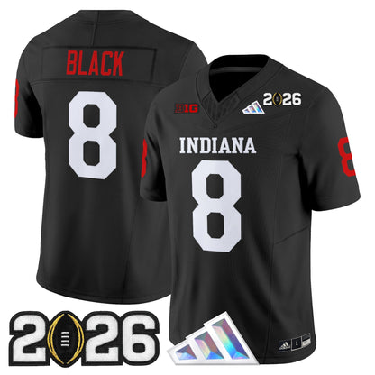 Men's Indiana Hoosiers 2026 CFP Final Patch Vapor Limited Jersey V3 - All Stitched